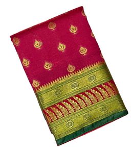 Banarasi Satin Allover Booti Saree For Women