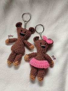 Handmade Crochet Teddy Bears Set