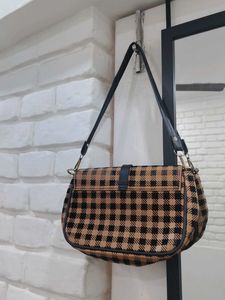 Chic Plaid Crossbody Bag