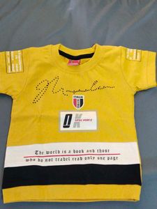 Stylish Yellow Graphic Tee