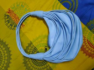 Chic Light Blue Shoulder Bag