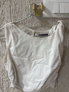 Zara Ruched Detail Top