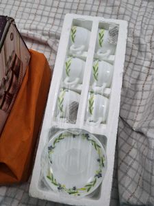 Set of 6 Floral Tea Cups