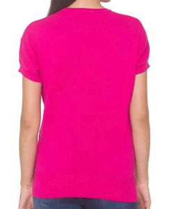 Chic Magenta Textured Knit Top