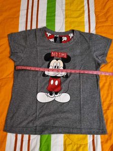 Grey Mickey Mouse T-Shirt
