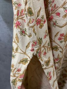 Chic Floral Print Kurta