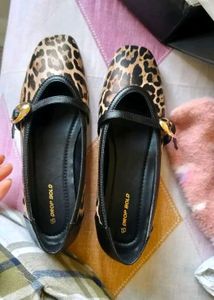 Chic Leopard Print Ballet Flats