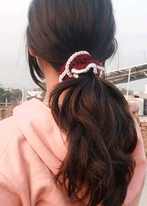 Handmade Crochet Scrunchie