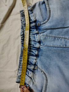 Light Wash Cargo Jeans