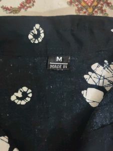 Stylish Black Printed Kurta