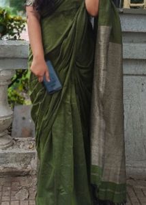 Elegant Green Saree