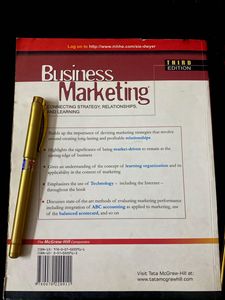 MBA book in pristine condition~Business Marketing