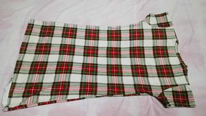 Tartan Print Mini Dress