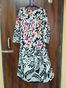 Floral Cold Shoulder Dress
