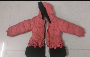 Pink Winter Puffer Coat