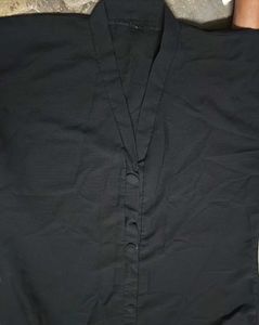 3XL plain abaya / burqa with black duppata