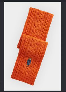 Ralph Lauren Polo Bear Scarf - Orange