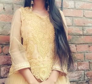 Elegant Yellow Embroidered Lehenga Choli