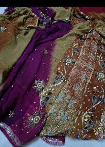 y2k half saree/ lehenga