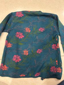 Floral Embroidered Cardigan