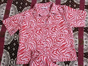 Stylish Zebra Print Co-ord Set