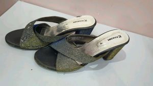 Sparkly Wedge Heels