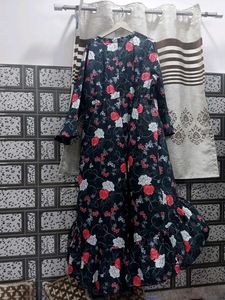 Up-down Style abaya with gorgeous floral print!!