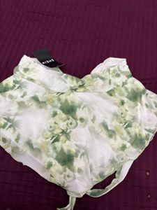 Shein Boho Tie-Dye Bandeau Top
