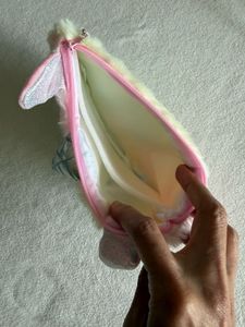 Cute Fluffy Unicorn Pencil Case