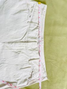 Beige/Off White Formal Trouser