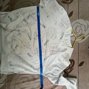 Cute Cartoon Print Sweatshirt