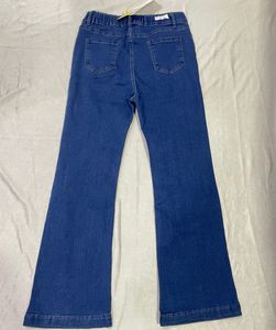 Classic Blue Denim Jeans - Flare Cut
