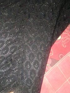 Black Kurta For Summer Chikenkari