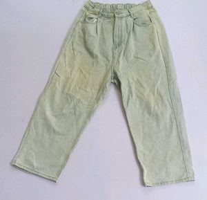 Vintage Light Wash Wide Leg Jeans