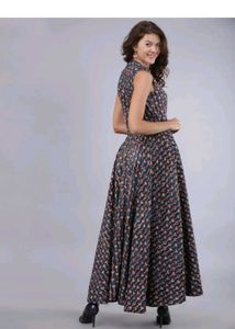 Printed cotton Maxi Dress