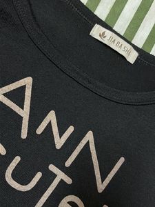 Black Graphic Print T-Shirt