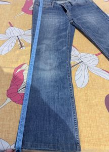 Blue Bootcut Denim Jeans