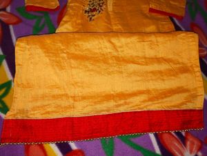 Yellow Kurti Pant Set