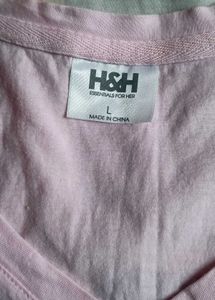 Pink Sleeveless V-Neck Dress