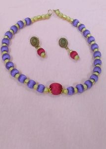 Combo Silk Thread Necklace Set 🥰