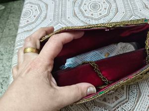 New without tag Beaded party Clutch