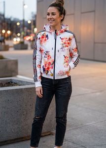 🇺🇸 Adidas imported Floral  Windbreaker Jacket