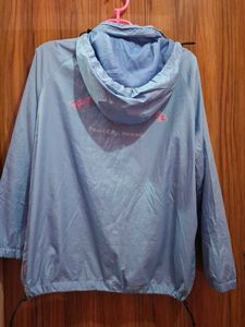 Blue Hooded Jacket