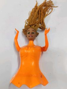 Vintage Orange Doll Body unique