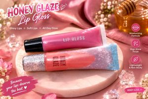 Honey Glaze Lip Gloss – High Shine & Moisturizi.