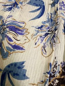 Boho Floral Print Kurta Top