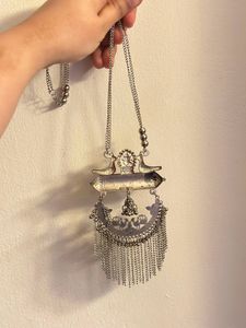 Oxidised Silver Neckpiece