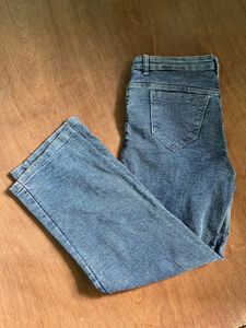 Low waist Navy blue denim