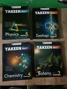 Yakeen NEET Physics, Zoology, Chemistry, Botany