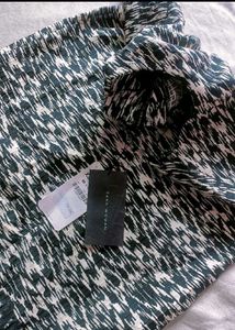 Patterned Mini Shift Dress